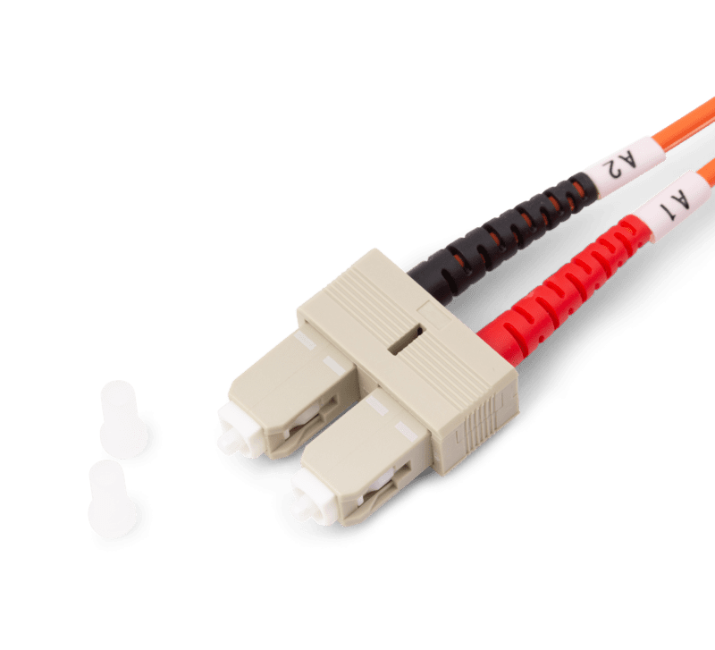 Cable de fibra óptica multimodo duplex OM5 50µm/125µm SC/PC - SC/PC Cable de fibra óptica multimodo duplex OM5 50µm/125µm SC/PC - SC/PC
