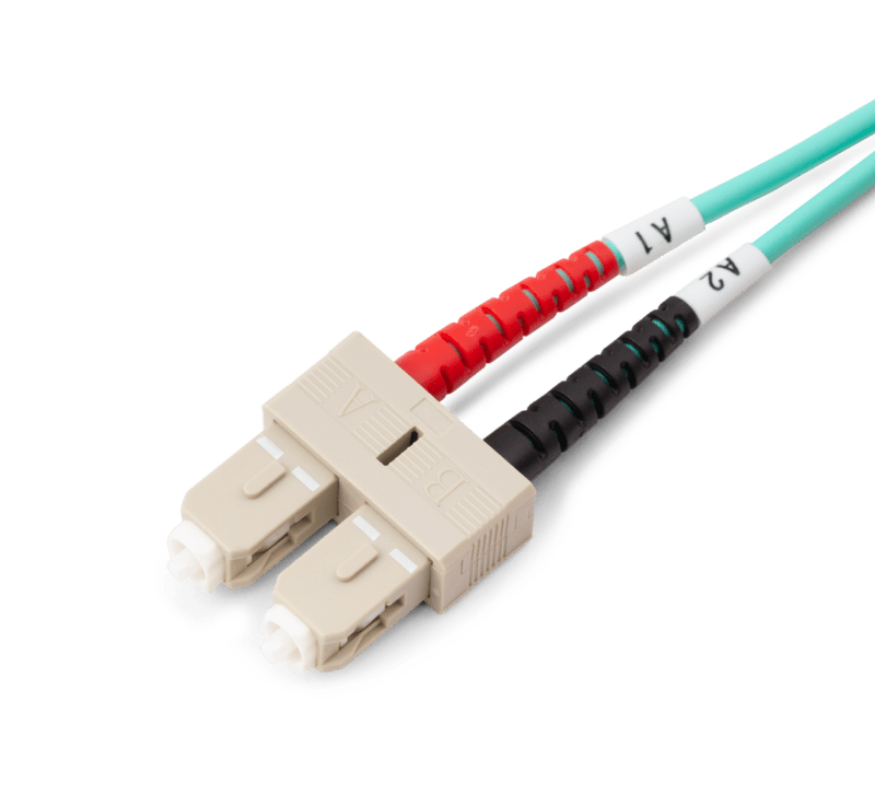 Cavo Fibra Ottica Multimode OM4 50/125 - Connettori LC-SC, Lunghezza 5 Metri, Viola - Foto 4