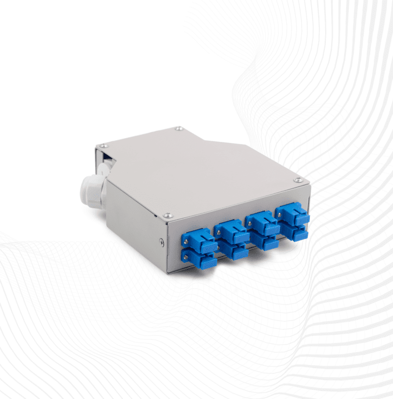 Terminal box ottici a barra DIN